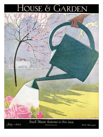House & Garden Cover - July 1925 by Andre E. Marty Pricing Limited Edition Print image