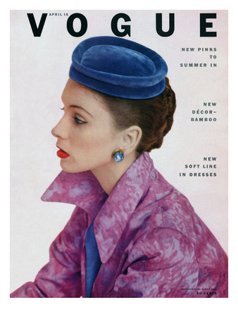 Vogue Cover - April 1952 by John Rawlings Pricing Limited Edition Print image