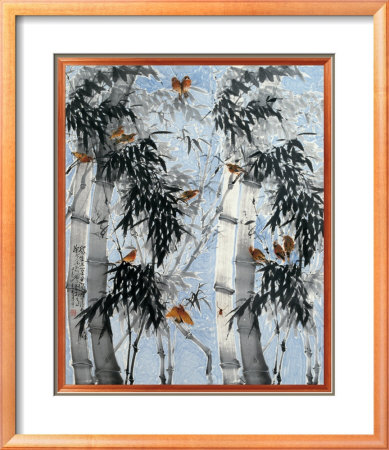 Spring Birds In Bamboo Trees by Huachazc Lee Pricing Limited Edition Print image