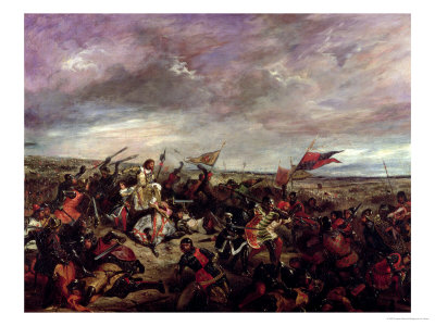 King John Ii The Good Of France At The Battle Of Poitiers, 19Th September 1356, 1830 by Eugene Delacroix Pricing Limited Edition Print image