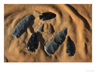 Indian Arrowheads In The Sand by Ira Block Pricing Limited Edition Print image