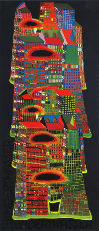 Skycrapers, Good Morning City by Friedensreich Hundertwasser Pricing Limited Edition Print image