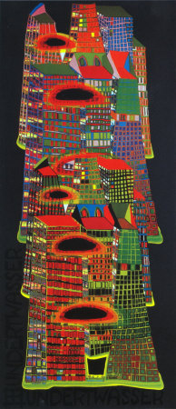 Skycrapers, Good Morning City by Friedensreich Hundertwasser Pricing Limited Edition Print image