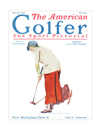 The American Golfer July 25, 1925 by James Montgomery Flagg Pricing Limited Edition Print image