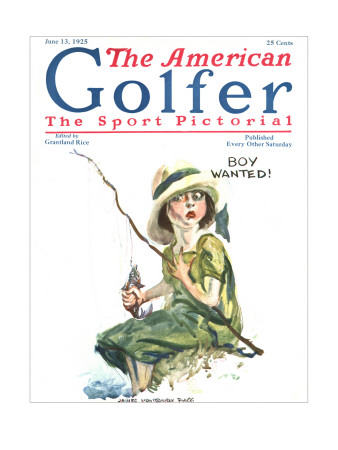 The American Golfer June 13, 1925 by James Montgomery Flagg Pricing Limited Edition Print image