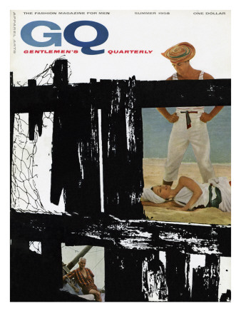 Gq Cover - July, 1958 by Emme Gene Hall Pricing Limited Edition Print image