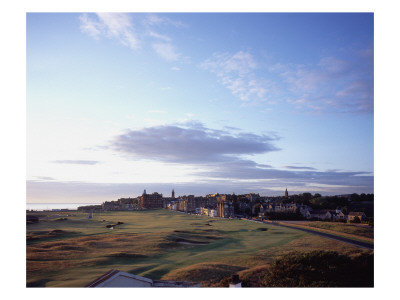 St. Andrews Golf Club Old Course, Aerial by Stephen Szurlej Pricing Limited Edition Print image