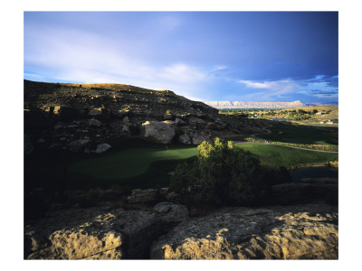 Golf Club At Redlands Mesa, Hole 8 by Stephen Szurlej Pricing Limited Edition Print image