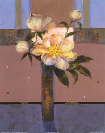 Peony In A Vase by Peter Wileman Pricing Limited Edition Print image