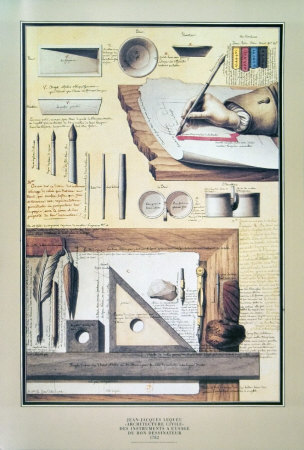 Instruments Du Dessinateur by Jean-Jacques Lequeu Pricing Limited Edition Print image
