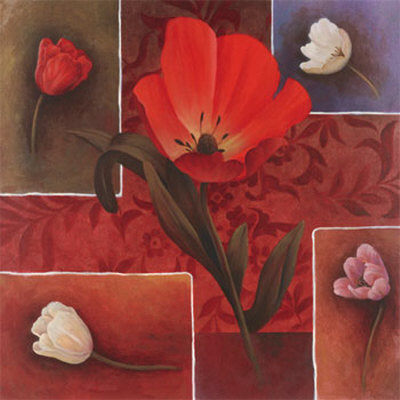 Red Tulip Ii by T. C. Chiu Pricing Limited Edition Print image