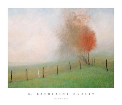 One White Post by M. Katherine Hurley Pricing Limited Edition Print image