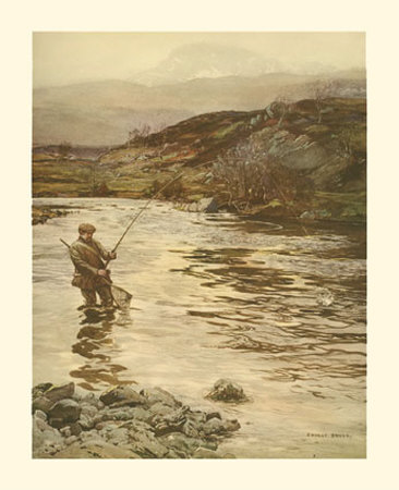 Trout Fishing by Ernest Briggs Pricing Limited Edition Print image