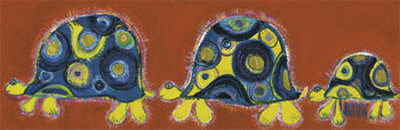 The Tortoise Family by Sophie Jourdan Pricing Limited Edition Print image