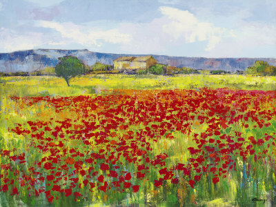 Poppies Ii by Jesus P. Camargo Pricing Limited Edition Print image