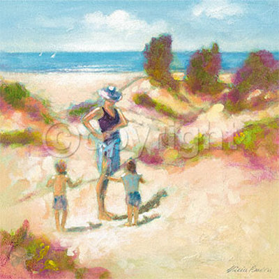 On The Beach by Nicia Badori Pricing Limited Edition Print image