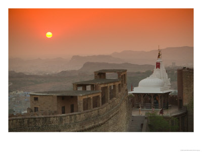 Chamunda Devi Temple, Rajasthan, India by Walter Bibikow Pricing Limited Edition Print image