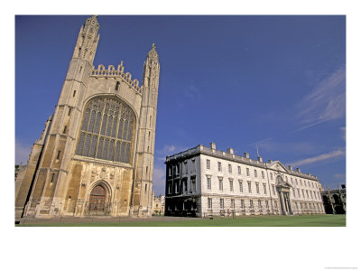 Cambridge Kings College, Cambridgeshire, England by Nik Wheeler Pricing Limited Edition Print image