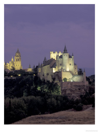 Alcazar, Segovia, Spain by David Barnes Pricing Limited Edition Print image