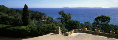 Observation Point At The Sea Shore, Provence, France by Panoramic Images Pricing Limited Edition Print image