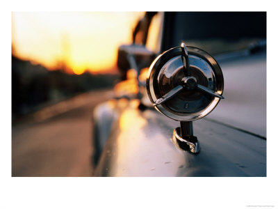 Side Mirror On 1950S Car, Santiago De Cuba, Cuba by Christopher P Baker Pricing Limited Edition Print image