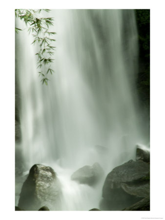 Close View Vertical Of Trafalgar Falls Hitting The Rocks Below by Todd Gipstein Pricing Limited Edition Print image