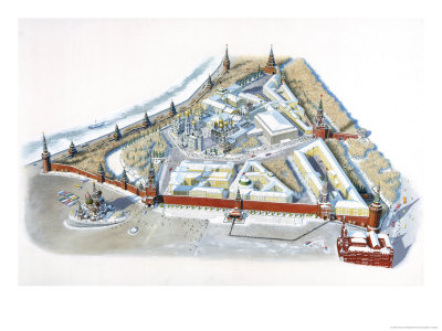 Diagram Of The Kremlin by Terry Rutledge Pricing Limited Edition Print image