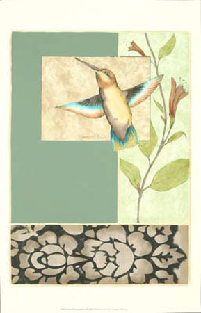 Tranquil Hummingbird Ii by Jennifer Goldberger Pricing Limited Edition Print image