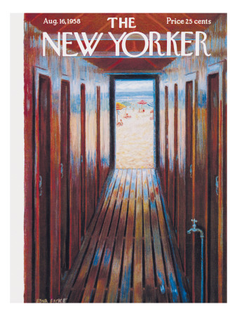 The New Yorker Cover - August 16, 1958 by Edna Eicke Pricing Limited Edition Print image