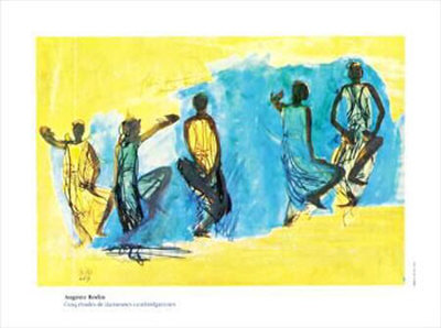 Cinq Etudes De Danseuses by Auguste Rodin Pricing Limited Edition Print image