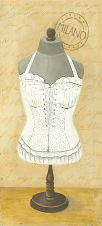 White Milano Corset by Cuca Garcia Pricing Limited Edition Print image