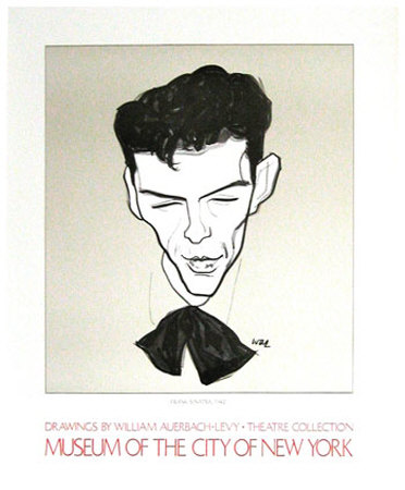 Caricatures - Frank Sinatra by William Auerbach-Levy Pricing Limited Edition Print image