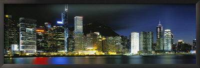 View From Wanchai, Central District, Hong Kong by Panoramic Images Pricing Limited Edition Print image