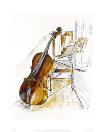 The Cello by Hermione Frankel Pricing Limited Edition Print image