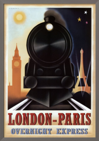 London-Paris Overnight Express by Steve Forney Pricing Limited Edition Print image