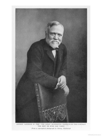 Andrew Carnegie American Businessman And Philanthropist by Patton Pricing Limited Edition Print image