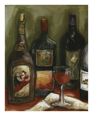 Wine Still Life I by Nicole Etienne Pricing Limited Edition Print image