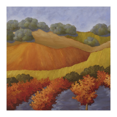 Hillside Vineyard I by Kathryn Steffen Pricing Limited Edition Print image