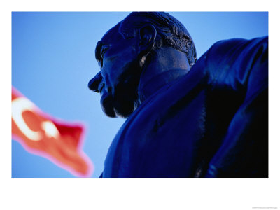 Ataturk Statue, Serago Point, Istanbul, Turkey by Phil Weymouth Pricing Limited Edition Print image