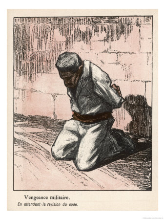 The Prisoner Kneels On The Ground Awaiting His Fate by Jouve Pricing Limited Edition Print image