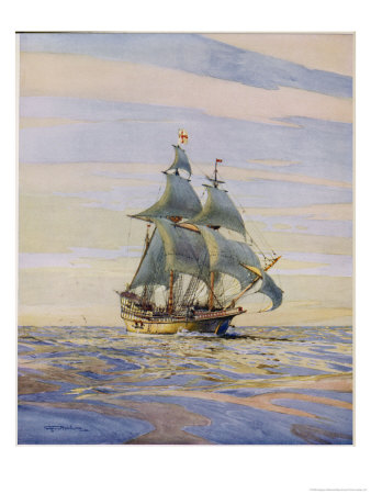 The Ship Of Sir Francis Drake Formerly Named Pelican by Gregory Robinson Pricing Limited Edition Print image