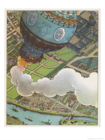 Montgolfier Balloon by Marcel Jeanjean Pricing Limited Edition Print image
