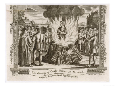Cicely Ormes Is Burnt Alive For Heresy At Norwich by G. Terry Pricing Limited Edition Print image