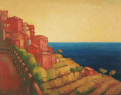 Cinque Terra by Donna Harkins Pricing Limited Edition Print image