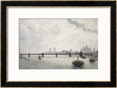 Charing Cross Bridge, London by Alfred Sisley Pricing Limited Edition Print image