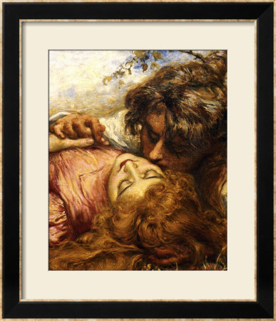 The Kiss, 1894 by Henry John Stock Pricing Limited Edition Print image