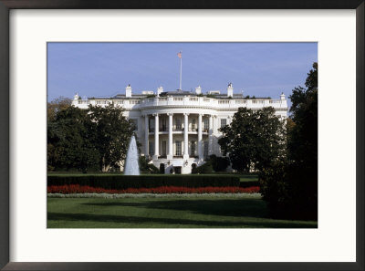 The South Side Of The White House On A Sunnew York Summer Day by Taylor S. Kennedy Pricing Limited Edition Print image