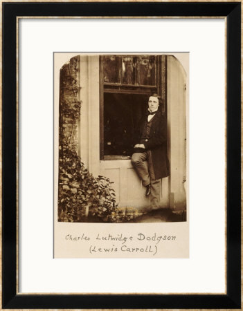 Lewis Carroll (Charles Lutwidge Dodgson 1832-1898), Self Portrait, Circa 1863 by Lewis Carroll Pricing Limited Edition Print image