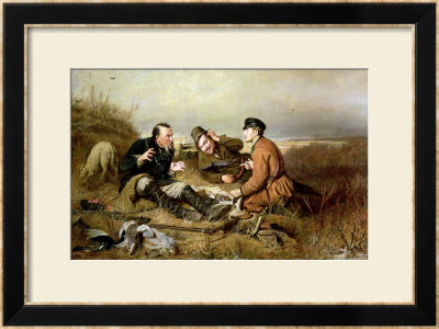 Hunters, 1816 by Vasili Grigorevich Perov Pricing Limited Edition Print image