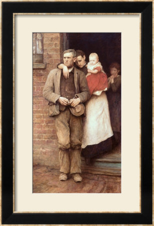 On Strike, Circa 1891 by Hubert Von Herkomer Pricing Limited Edition Print image